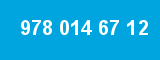978 014 67 12 978 014 67 12